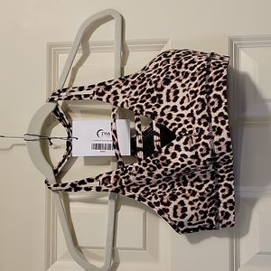 ZYIA Leopard Grid Bra